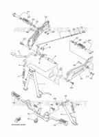 STANDAARD / VOETSTEUN voor Yamaha YBR 125 2020