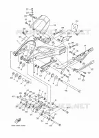 ACHTERBRUG voor Yamaha MT-09 ABS 2020