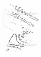 NOKKENAS / KETTING voor Yamaha MT-09 ABS 2020