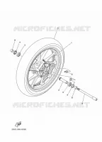 VOORWIEL voor Yamaha MT-09 ABS 2020