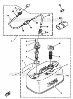 BRANDSTOF SYSTEEM 2 voor Yamaha 40H 2 Stroke 1992