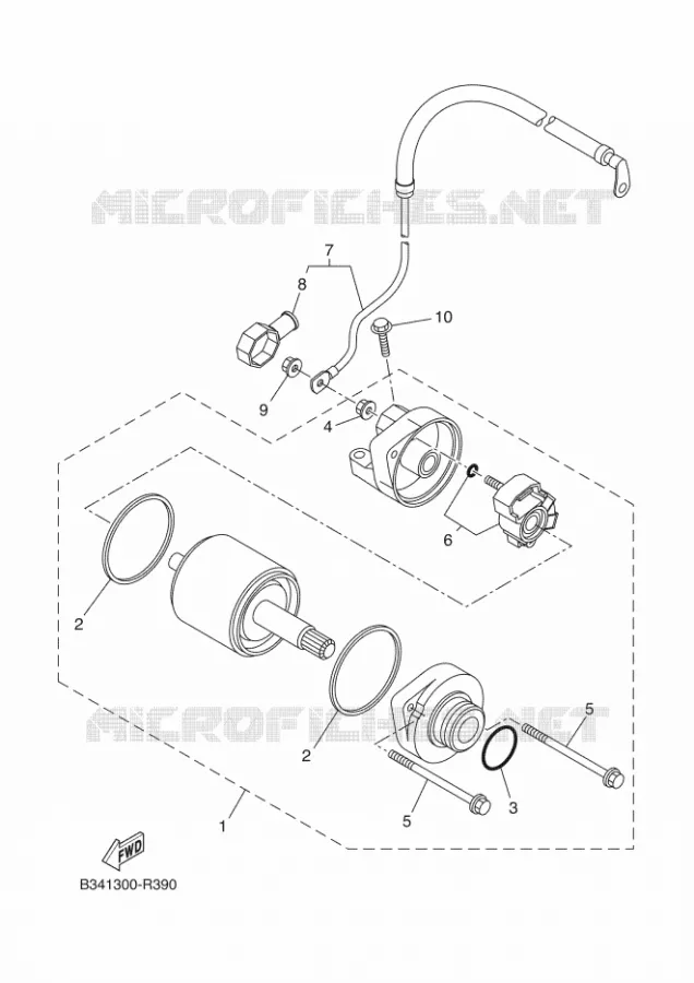 STARTMOTOR Yamaha MOTO 700 2020 TENERE  XTZ690-U