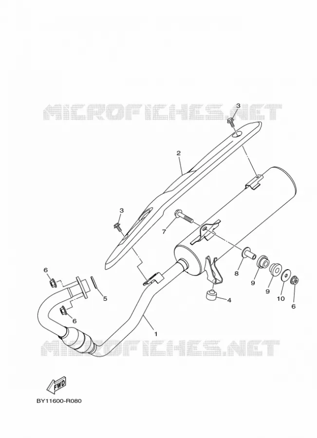 UITLAAT Yamaha MOTO 110 2020 CRUX  YD110D-4