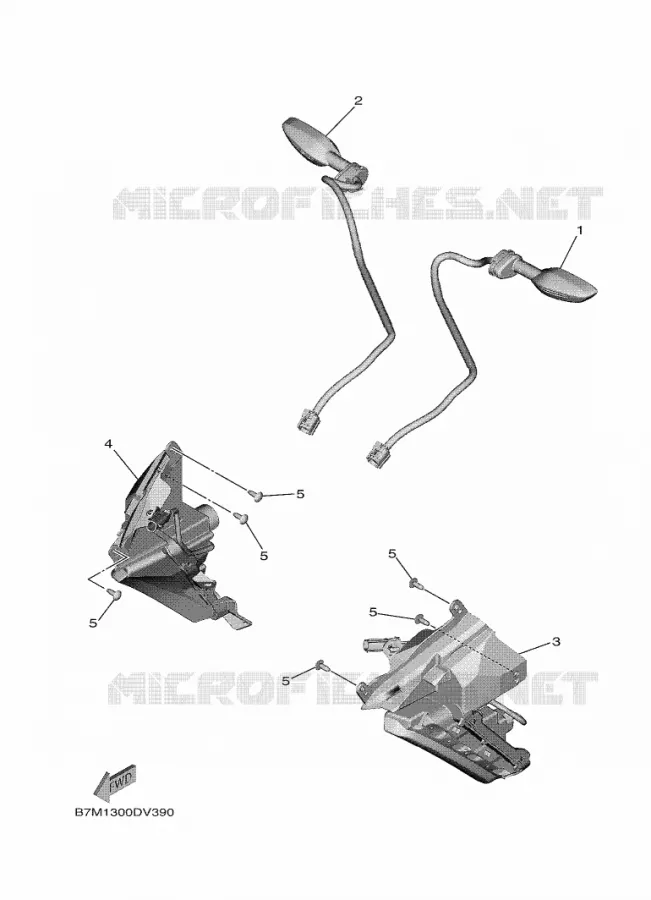 KNIPPERLICHT Yamaha SCOOTER 560 2020 TMAX  XP560E-A