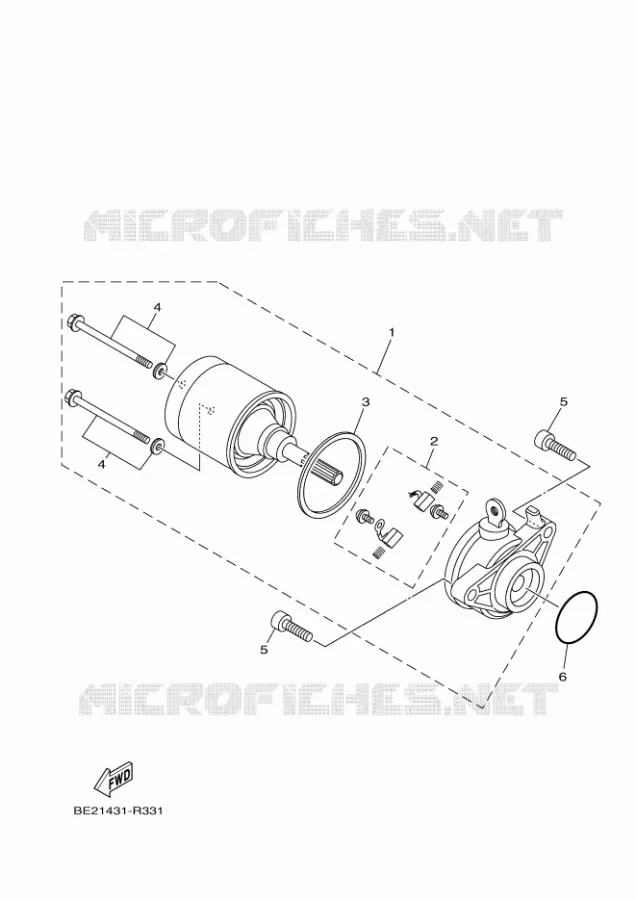 STARTMOTOR Yamaha SCOOTER 155 2020 TRICITY  MWS150-A