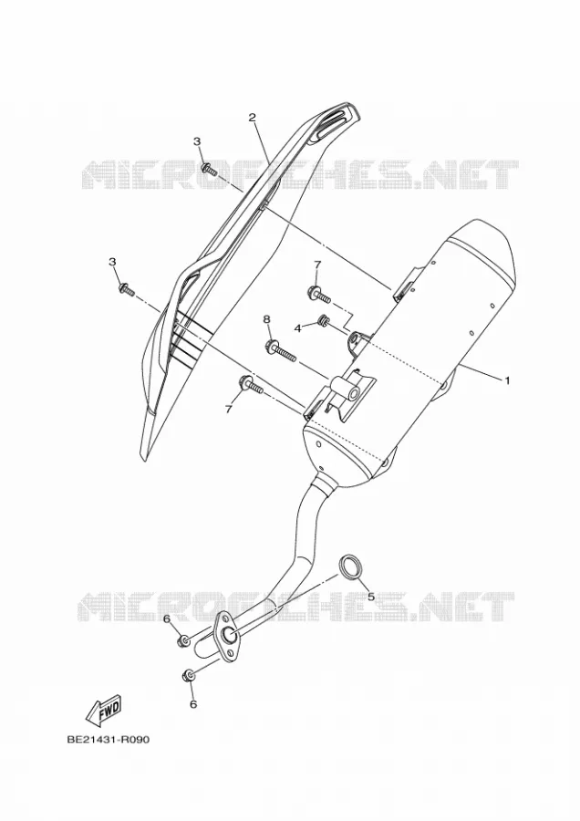UITLAAT Yamaha SCOOTER 155 2020 TRICITY  MWS150-A