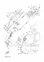 UITLAAT voor Yamaha XMAX 400 ABS 2020