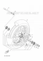 VOORWIEL voor Yamaha XMAX 400 ABS 2020