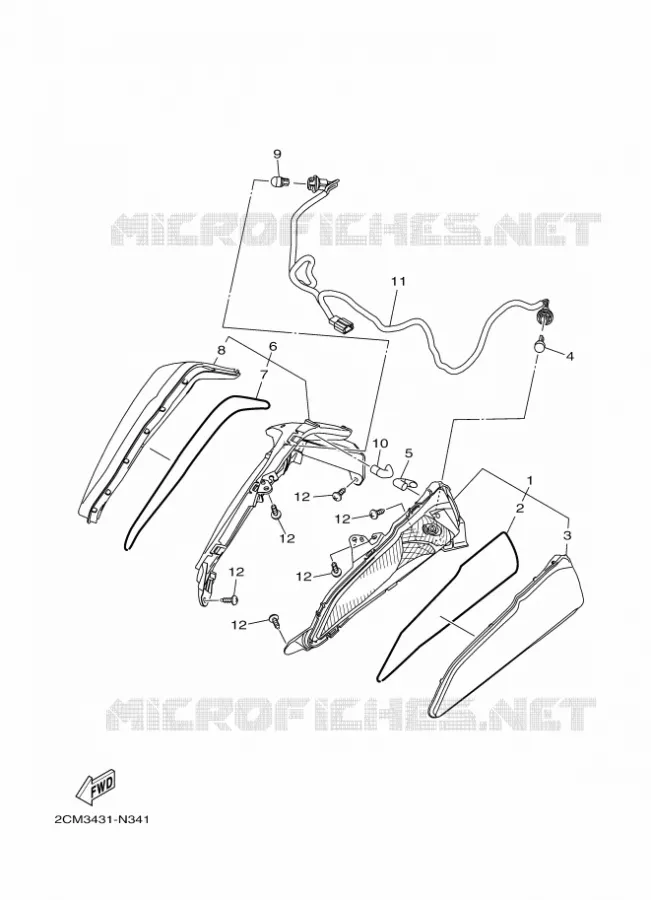 KNIPPERLICHT Yamaha SCOOTER 125 2020 TRICITY  MWS125-C