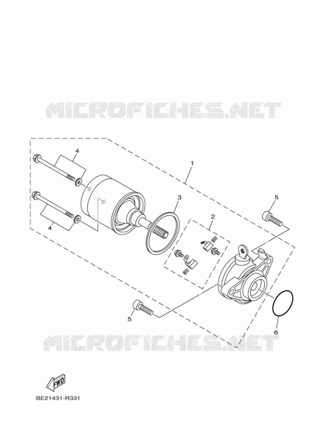 STARTMOTOR Yamaha SCOOTER 125 2020 TRICITY  MWS125-C
