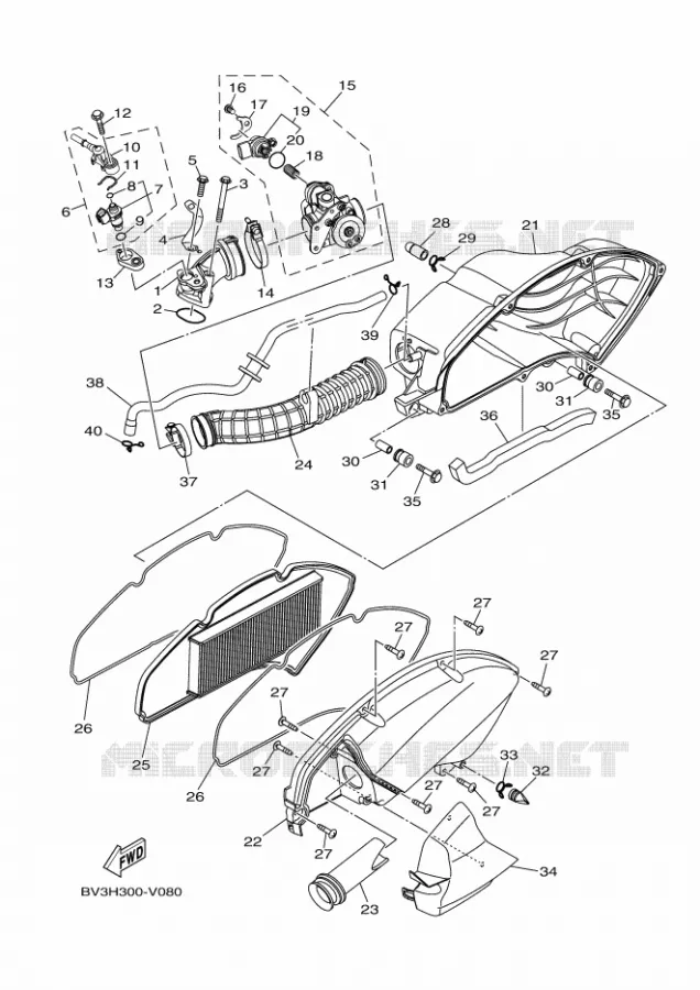 INLAAT Yamaha SCOOTER 125 2020 NMAX  GPD125-A