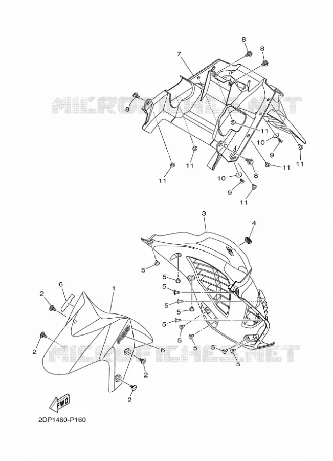 SPATBORD Yamaha SCOOTER 125 2020 NMAX  GPD125-A