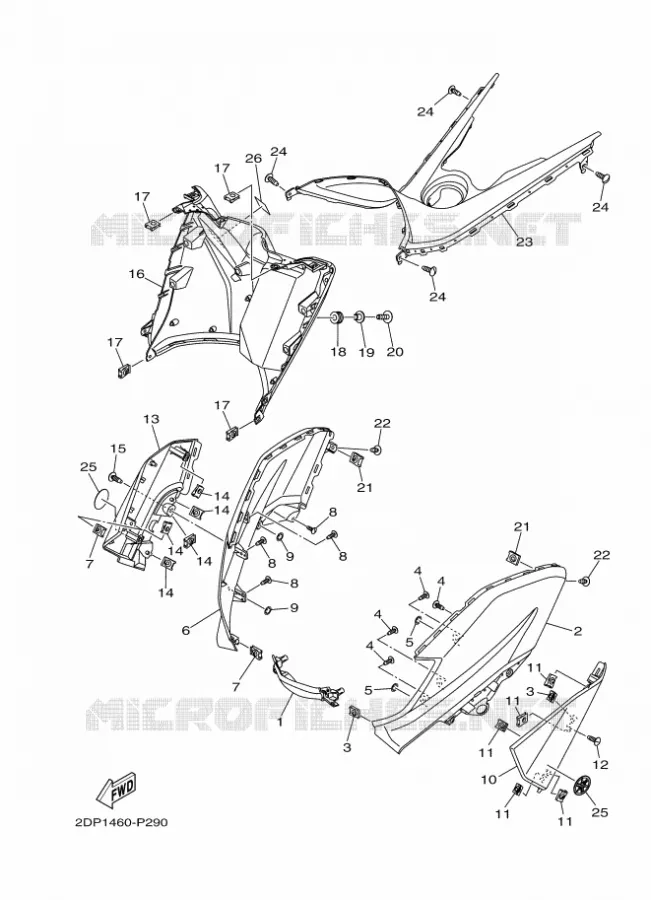 BEENSCHERM Yamaha SCOOTER 155 2020 NMAX  GPD150-A
