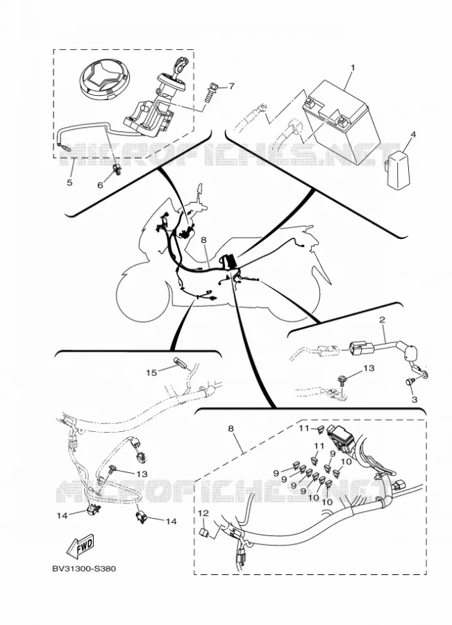 ELECTRISCH 1 Yamaha SCOOTER 155 2020 NMAX  GPD150-A