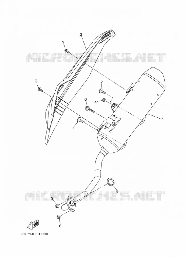 UITLAAT Yamaha SCOOTER 155 2020 NMAX  GPD150-A