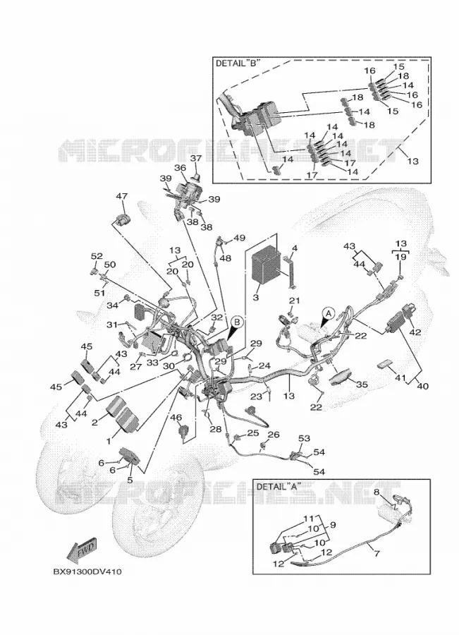 ELECTRISCH 1 Yamaha SCOOTER 300 2020 TRICITY  MWD300