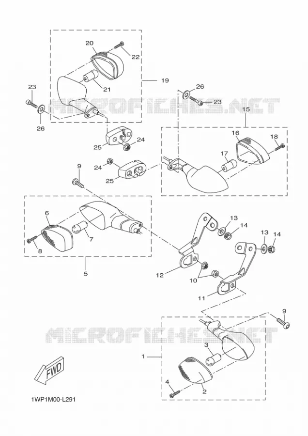 KNIPPERLICHT Yamaha SCOOTER 50 2012 BOOSTER (MBK)  CW50LN