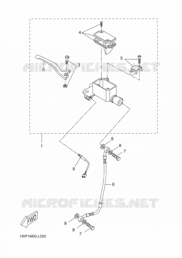 REMPOMP VOOR Yamaha SCOOTER 50 2012 BOOSTER (MBK)  CW50LN