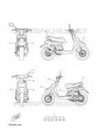 STICKER voor Yamaha BOOSTER 12