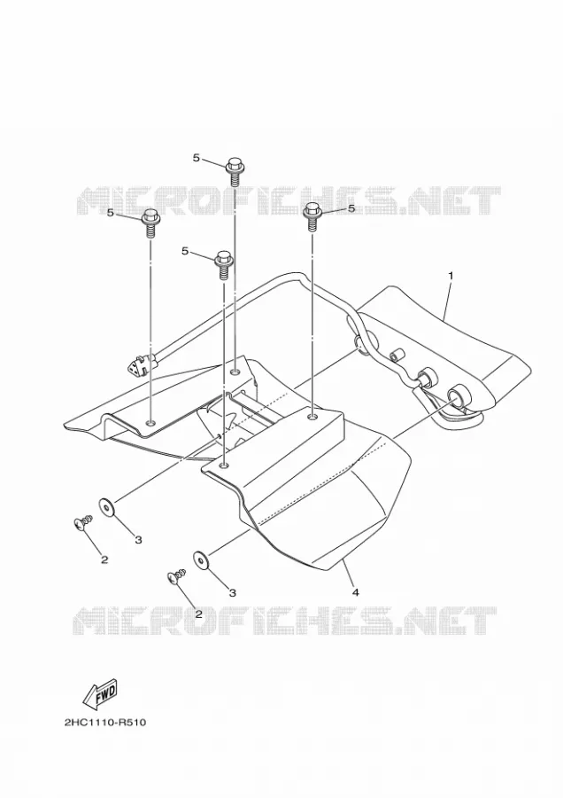ACHTERLICHT Yamaha SIDE BY SIDE 1000 2020 YXZ  YXZ1000ET