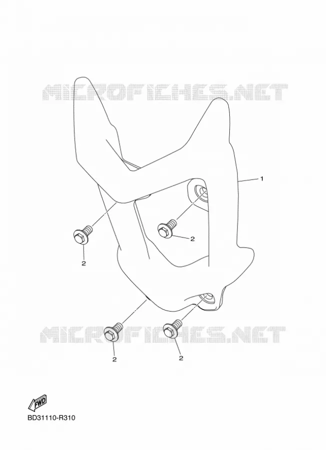 BUMPER Yamaha QUAD 90 2020 RAPTOR  YFM90R