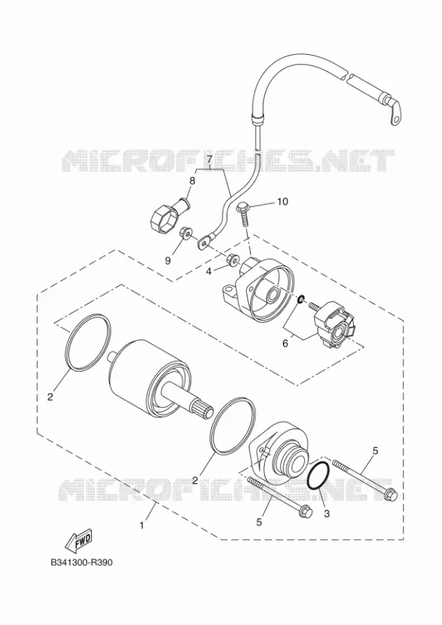 STARTMOTOR Yamaha MOTO 700 2021 TRACER  MTT690