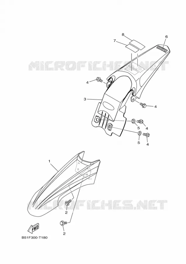SPATBORD Yamaha MOTO 110 2021 TTR  TT-R110E