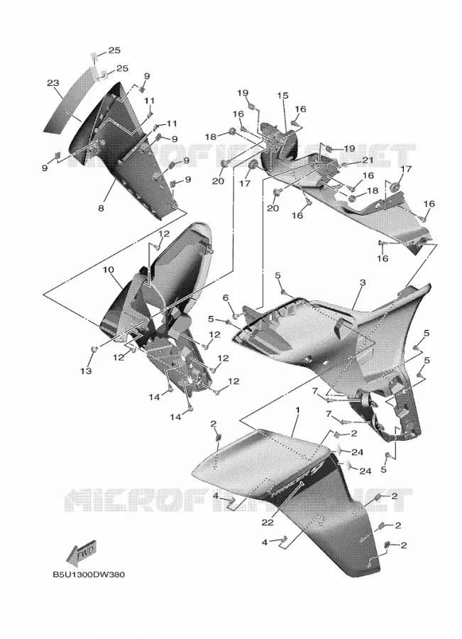 KAP Yamaha MOTO 900 2021 TRACER  MTT890