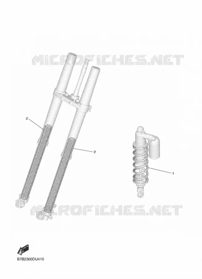 ALTERNATIEF CHASSIS  Yamaha MOTO 250 2021 YZF  YZ250F
