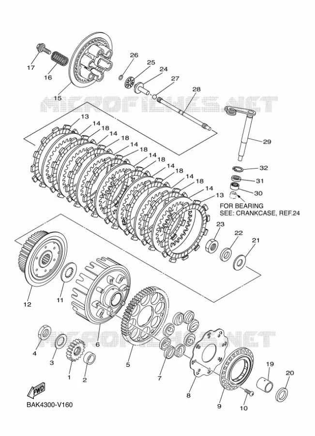 KOPPELINGS Yamaha MOTO 250 2021 WRF  WR250F