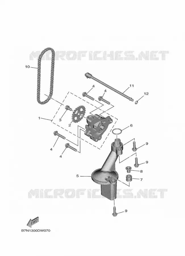 OLIEPOMP Yamaha MOTO 900 2021 TRACER  MTT890D