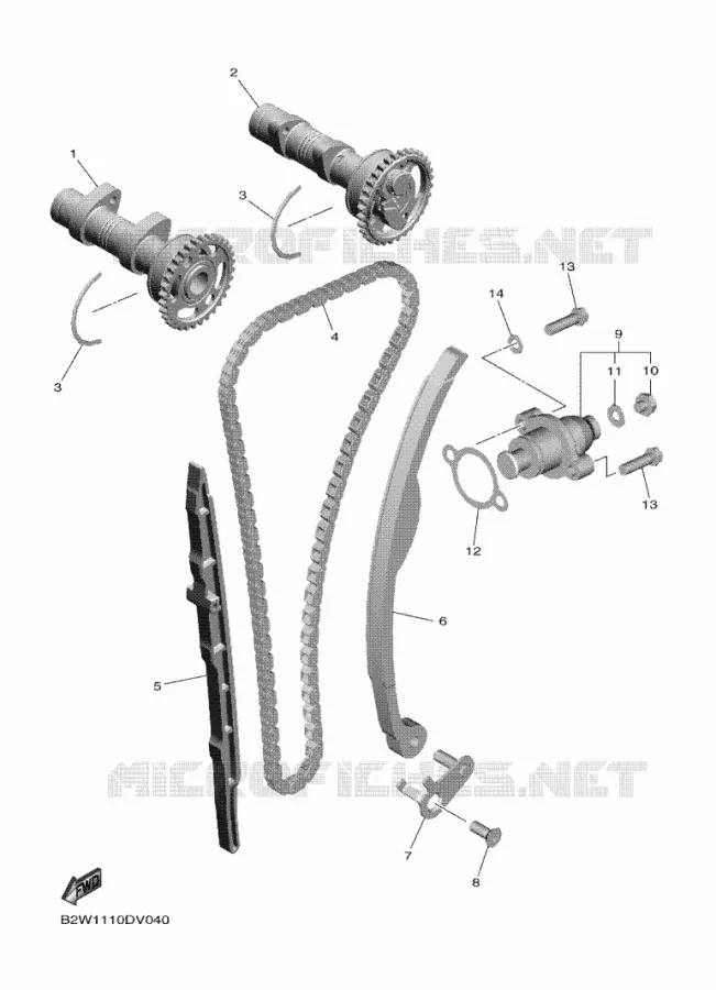 NOKKENAS / KETTING Yamaha MOTO 450 2021 WRF  WR450F