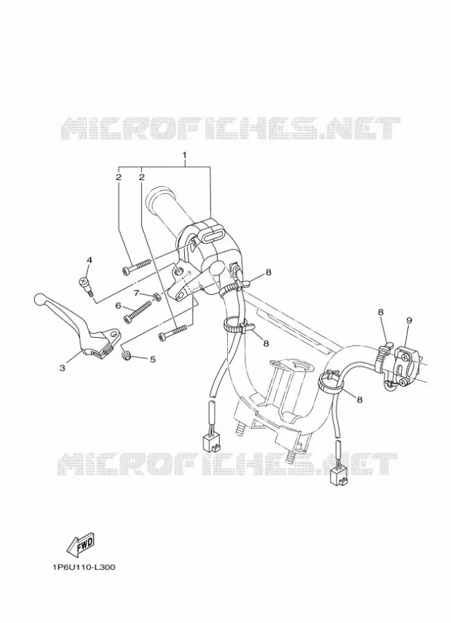 STUURSCHAKELAAR / HEVEL Yamaha MOTO 50 2021 TTR  TT-R50E