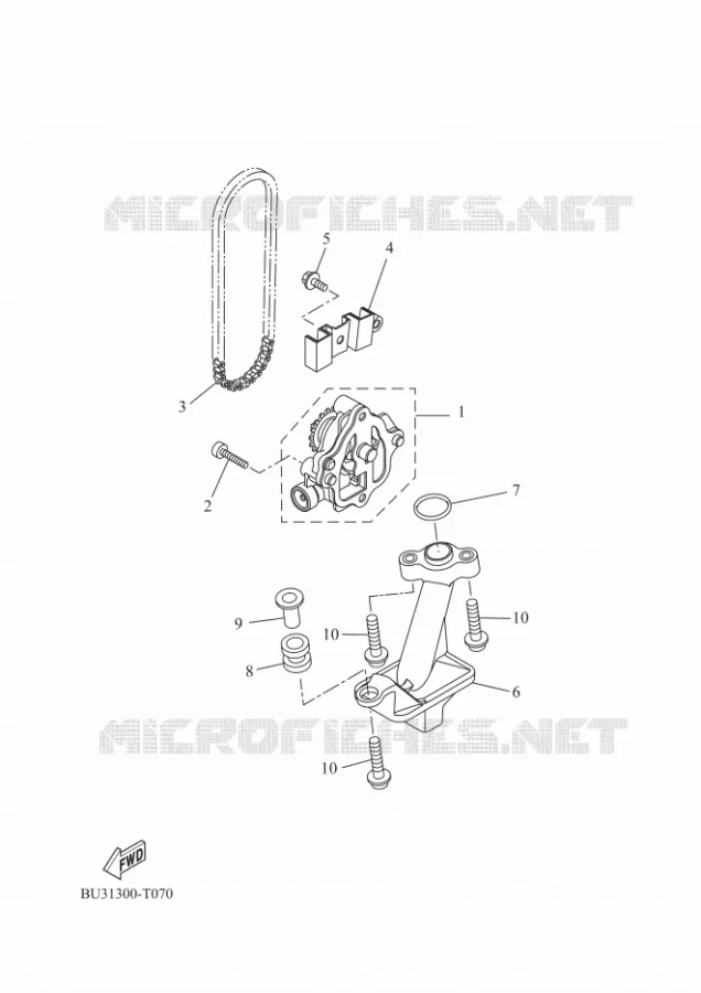 OLIEPOMP Yamaha MOTO 700 2021 TENERE  XTZ690