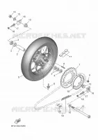 ACHTERWIEL voor Yamaha XSR 125 2021