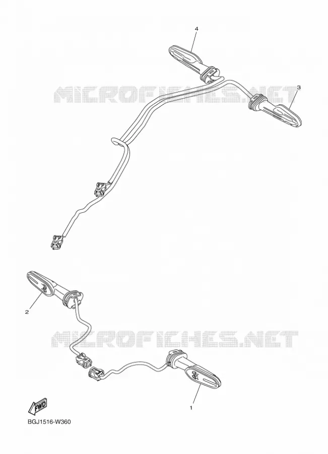 KNIPPERLICHT Yamaha MOTO 250 2021 MT  MTN250-A