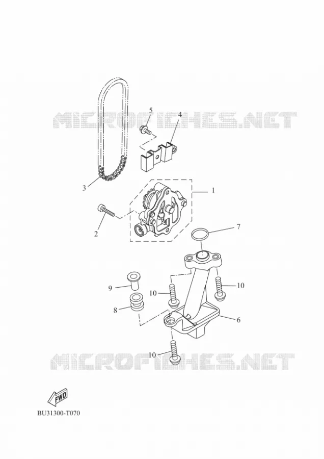 OLIEPOMP Yamaha MOTO 700 2021 XSR  MTM690D-U