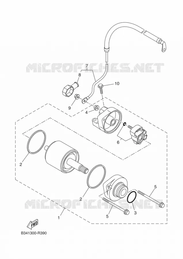 STARTMOTOR Yamaha MOTO 700 2021 XSR  MTM690D-U