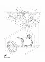 KOPLAMP voor Yamaha YBR 125 E 2021