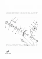 NOKKENAS / KETTING voor Yamaha YBR 125 E 2021
