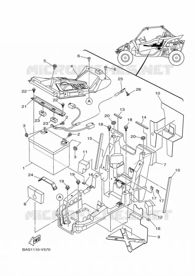 ELECTRISCH 2 Yamaha SIDE BY SIDE 1000 2021 YXZ  YXZ1000ET