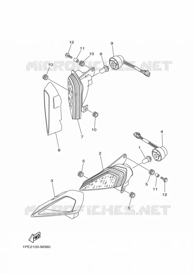 KOPLAMP Yamaha QUAD 700 2021 RAPTOR  YFM700R