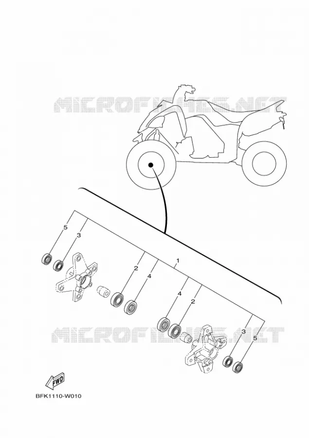 ONDERHOUDSDELEN KIT Yamaha QUAD 700 2021 RAPTOR  YFM700R