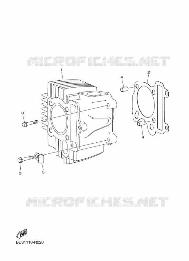 CILINDER Yamaha QUAD 90 2021 RAPTOR  YFM90R