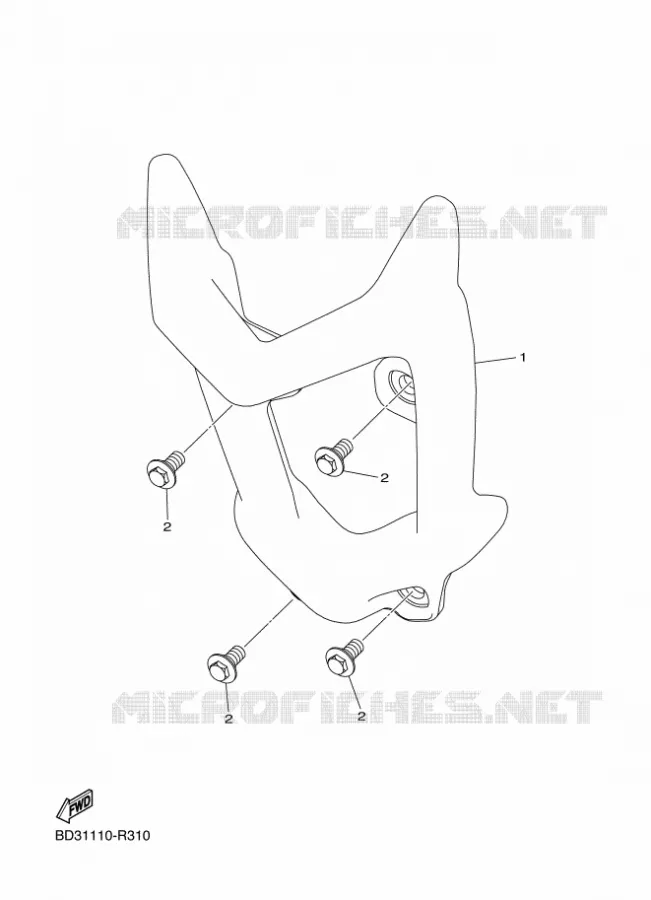 SPATBORD Yamaha QUAD 90 2021 RAPTOR  YFM90R