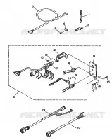 OPTIONELE ONDERDELEN 2 voor Yamaha 40H 2 Stroke 1990