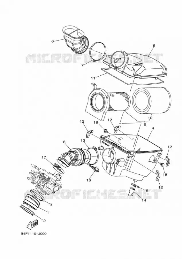 INLAAT Yamaha QUAD 700 2021 GRIZZLY  YFM700FWAD