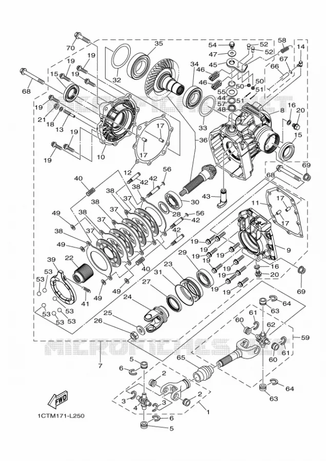 AANDRIJFAS Yamaha QUAD 450 2021 KODIAK  YFM450FWB