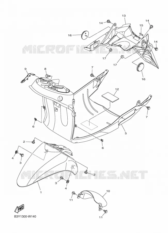SPATBORD Yamaha SCOOTER 125 2021 D'ELIGHT  LTS125-C