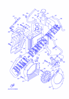 RADIATEUR / SLANG voor Yamaha MAJESTY S 125 2014